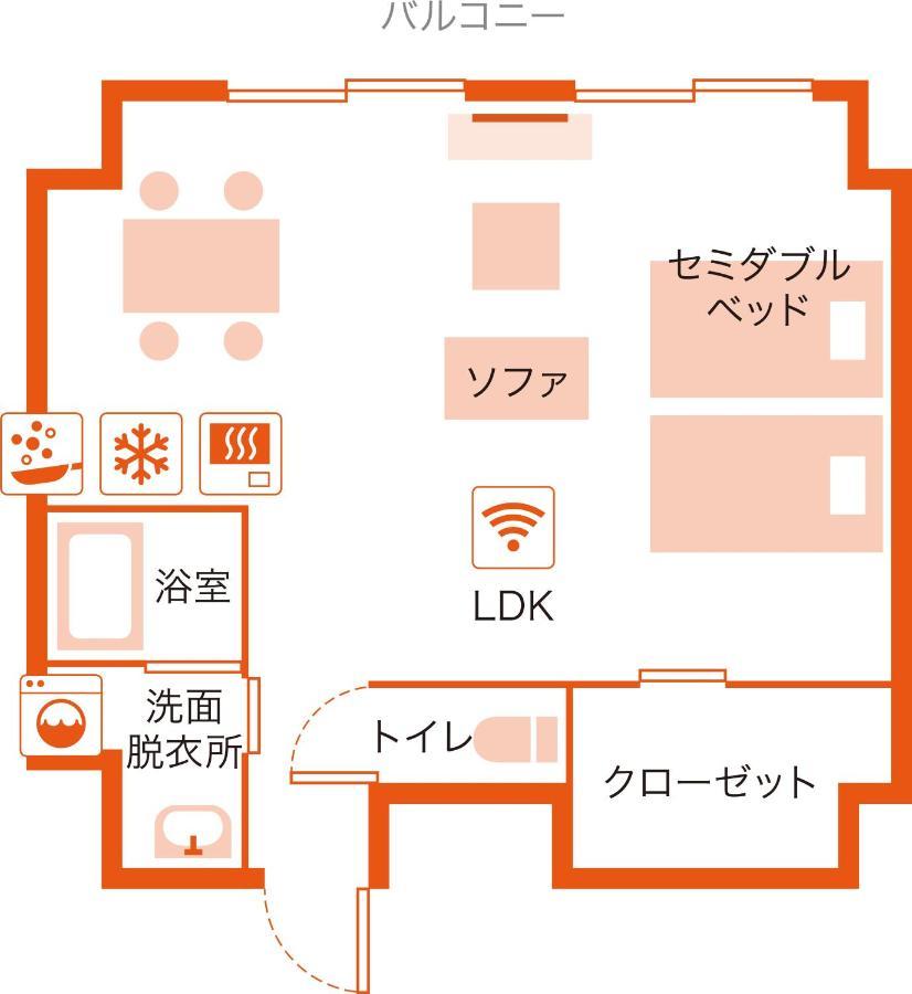 Apartment Hotel Ecott Kagoshima Exterior photo